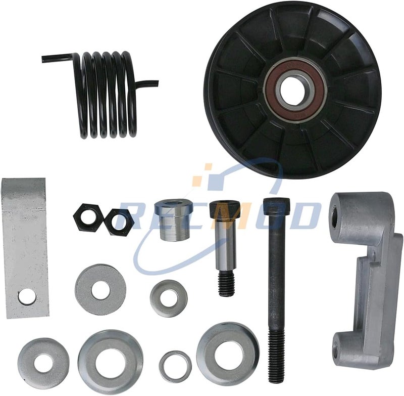 Recmod Store 7302291 Belt Tensioner Kit Cooling Fan Idler Pulley for Bobcat 653 751 753 763 773 7753 853 863 864 873 883 S130 S150 S160 S175 S185 S205 S220 S250 S300 T140 T180 T190 T200 T250 T300 A220 A300 - Image 5